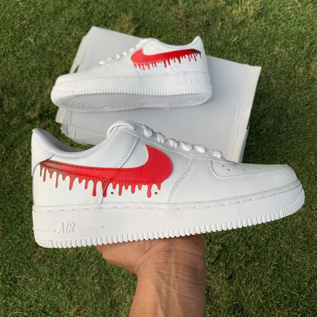 Red Drop Custom Air Force 1