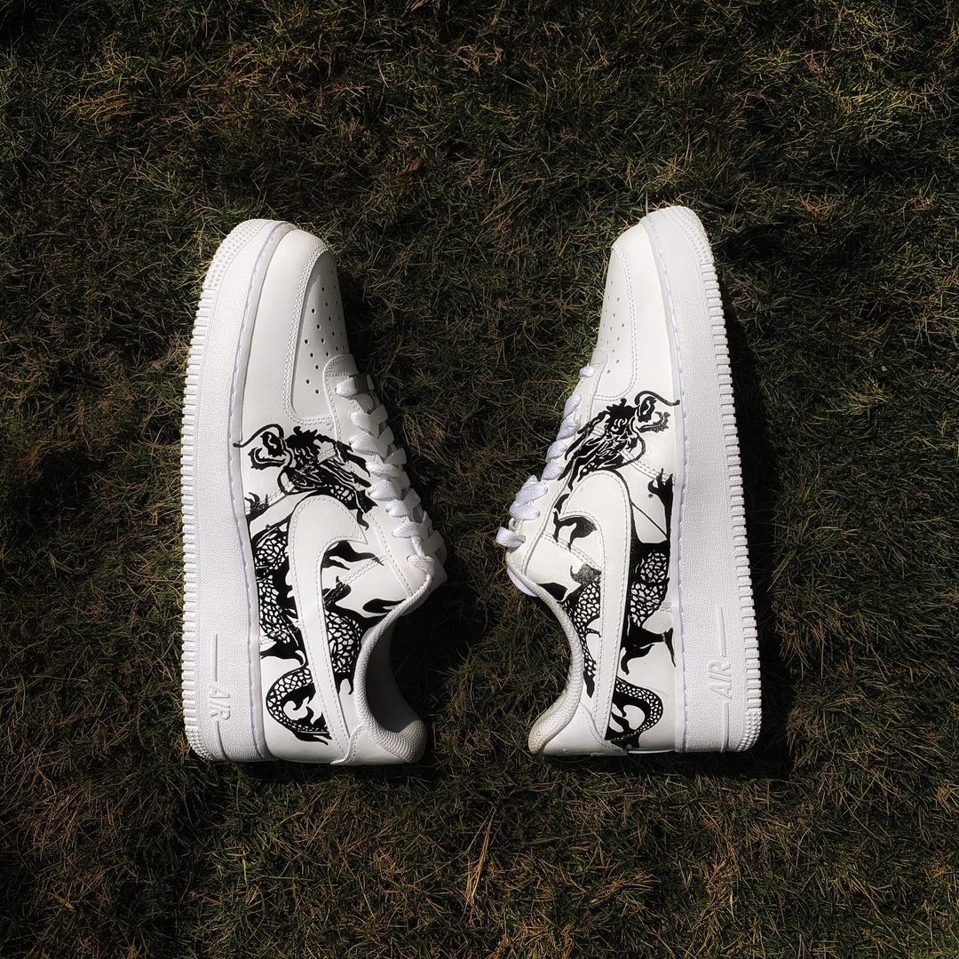 Black Dragon Custom Air Force 1