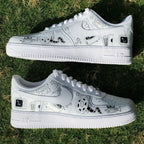 Black and White Movie Custom Air Force 1