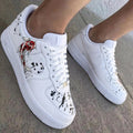 Koi Fish Ink Splatter Red Black Custom Air Force 1