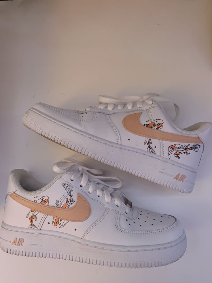 Koi Fish Pattern Custom Air Force 1