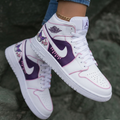 Kuromi Skulls Hearts Drip Purple Baby Pink Custom Air Jordan 1