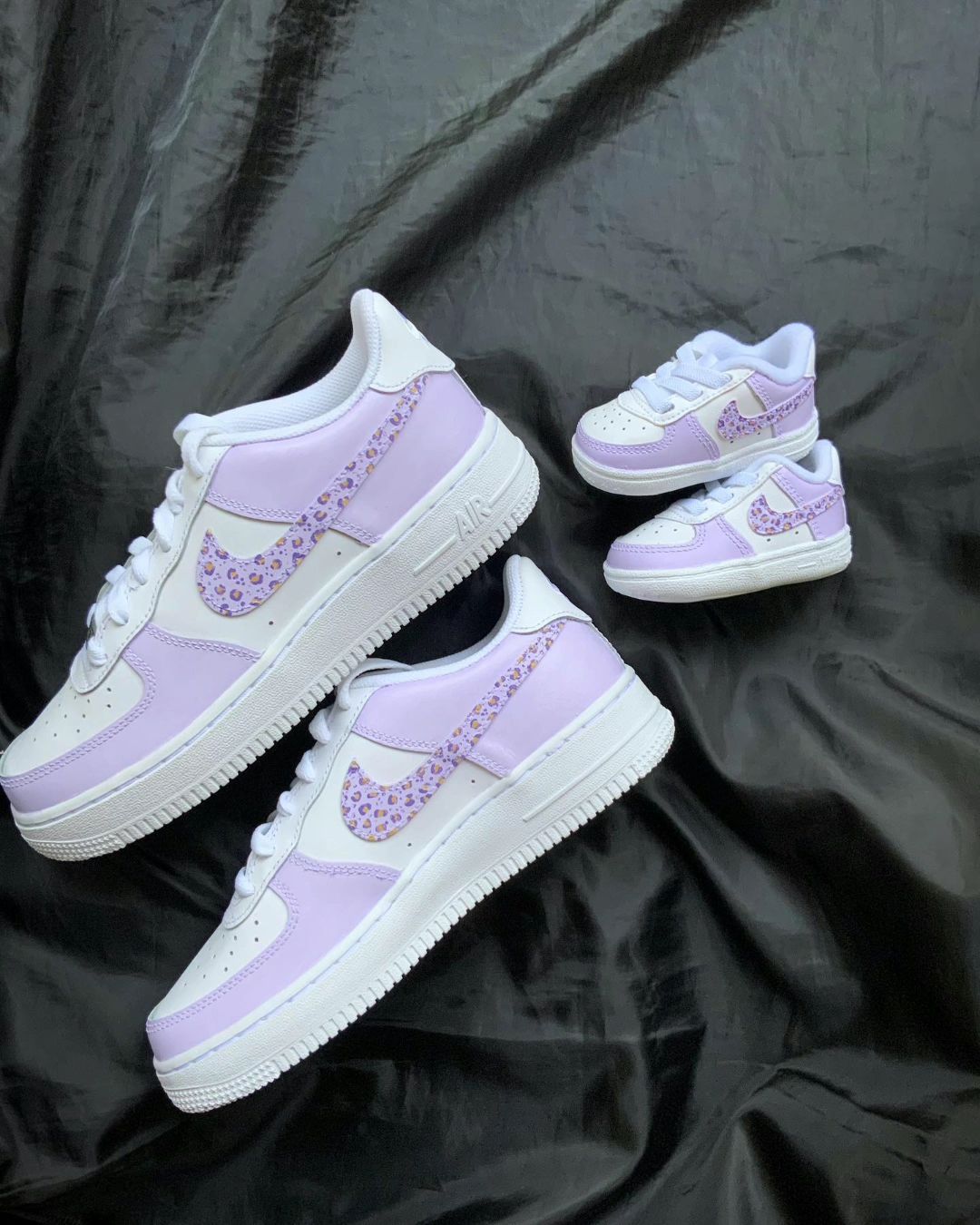 Leopard Pattern Baby Pink Custom Air Force 1