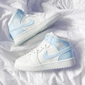 Light Baby Blue Custom Air Jordan 1