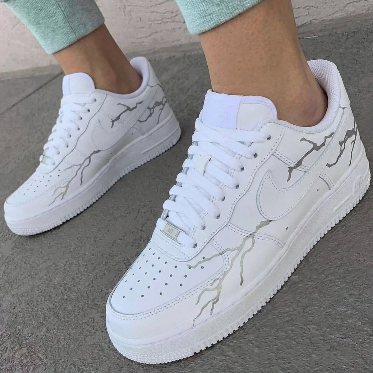 Lightning Gray Custom Air Force 1