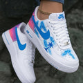 Lightning Palms Blue Pink Custom Air Force 1