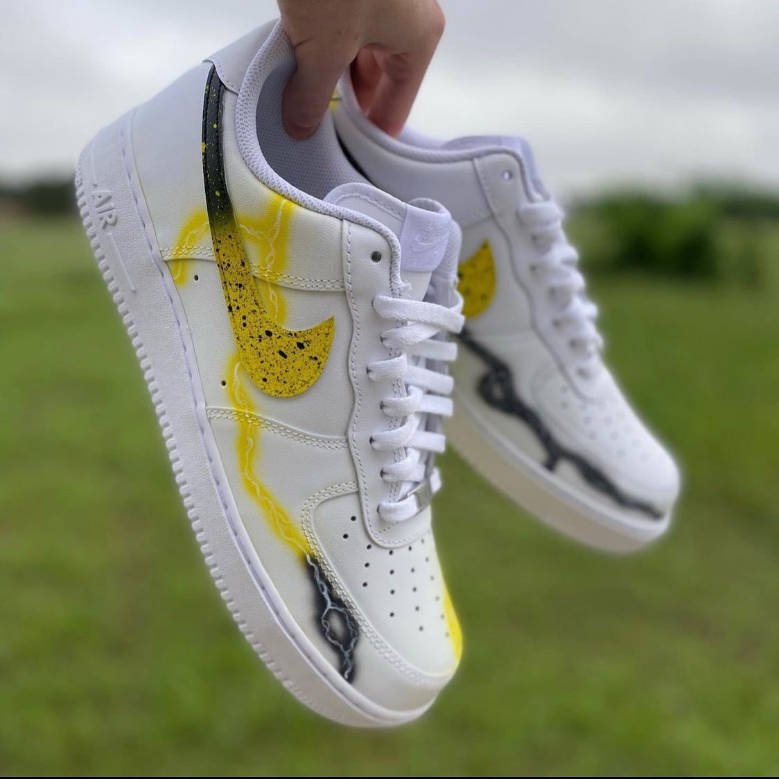 Lightning Yellow Custom Air Force 1