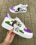 Looney Tunes LV Theme Purple Green Custom Air Force 1