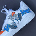 Looney Tunes Theme Orange Blue Custom Air Force 1