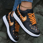 LV Drip Black Orange Custom Air Force 1