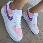 LV Pattern Baby Pink And Purple Custom Air Force 1