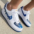 LV White Blue Custom Air Force 1