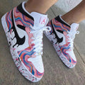 Marble Pattern Baby Pink Custom Air Jordan 1