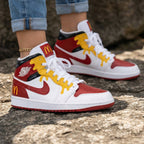 McDonalds Theme Red Yellow White Custom Air Jordan 1