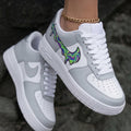 Melting Swirl White Grey Custom Air Force 1