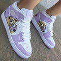 Minion Pattern Lilac White Custom Air Jordan 1