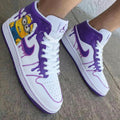 Minion Pattern Purple White Custom Air Jordan 1