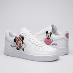 Minnie And Mickey Mouse Pink Red Custom Air Force 1