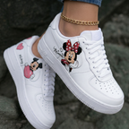 Minnie And Mickey Mouse Pink Red Custom Air Force 1