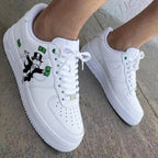 Monopoly Man Green Money Black Green Custom Air Force 1