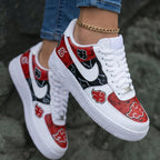 Naruto Akatsuki Clouds Leaf Symbol Red Black Custom Air Force 1