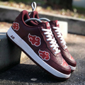 Naruto Clouds Maroon White Custom Air Force 1