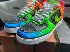 Neon Graffiti Multicolor Custom Air Force 1