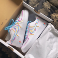 Neon Lines Baby Blue Custom Air Force 1