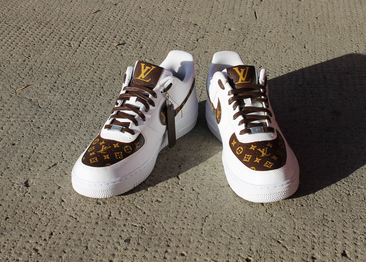 REAL COLOR LV Custom Air Force 1