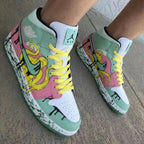 Octopus Pattern Baby Pink Mint Green Custom Air Jordan 1