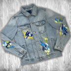 Starry Night Custom Hand Painted Denim Jacket