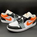 Orange Black Custom Air Jordan 1