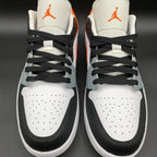 Orange Black Custom Air Jordan 1