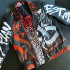 Saint Custom Hand Painted Denim Jacket