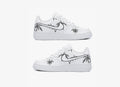Palm Tree Pattern Black Custom Air Force 1