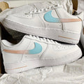 Pastel Blue and Pink Custom Air Force 1