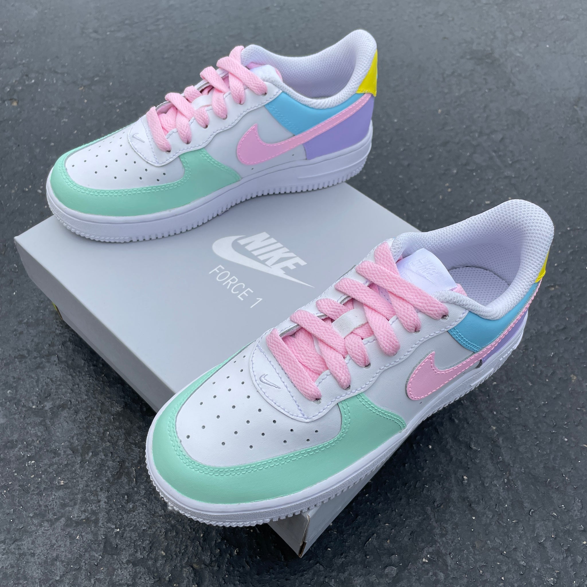 Pastel Colorblock Custom Air Force 1