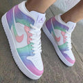 Pastel Gradient Baby Pink Mint Custom Air Jordan 1