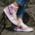 Pattern Baby Pink Purple Custom Air Jordan 1