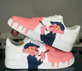 Pink Panther White Custom Air Force 1