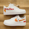 Pizza Place Theme White Custom Air Force 1