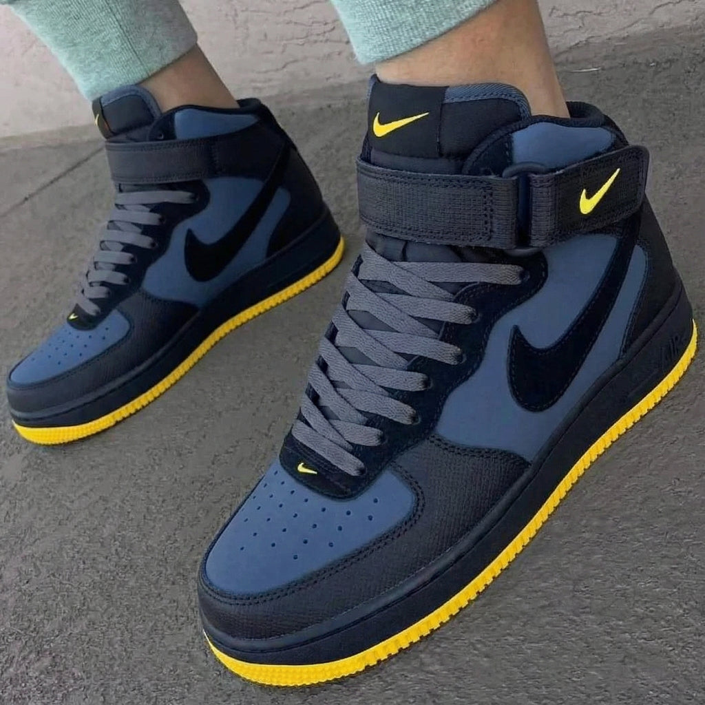 Plain Navy Yellow Custom Air Force 1