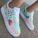 Pokemon Theme Baby Pink Mint Green Custom Air Force 1