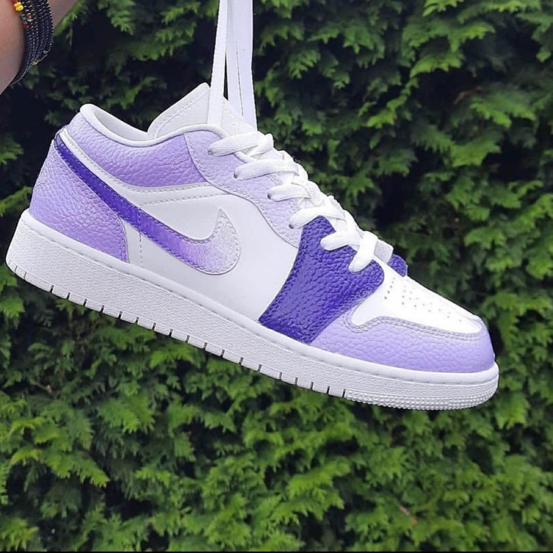 Purple And Lilac Custom Air Jordan 1