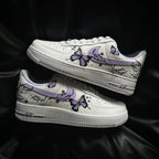 Purple Butterfly Thorns Custom Air Force 1