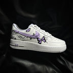 Purple Butterfly Thorns Custom Air Force 1