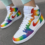 Rainbow Color Custom Air Jordan 1