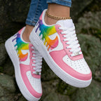 Rainbow Drip Baby Pink Custom Air Force 1