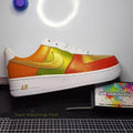 Rainbow Orange Green Custom Air Force 1
