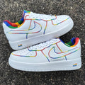 Rainbow Pattern Custom Air Force 1